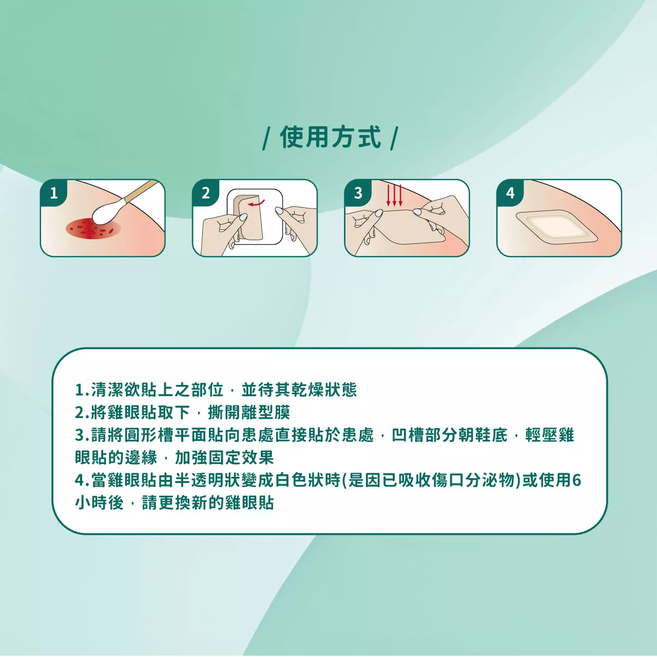 親水性敷料 雞眼貼(未滅菌)