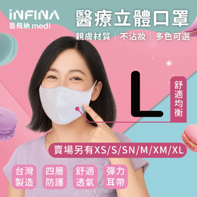 醫療立體口罩 尺寸 L 